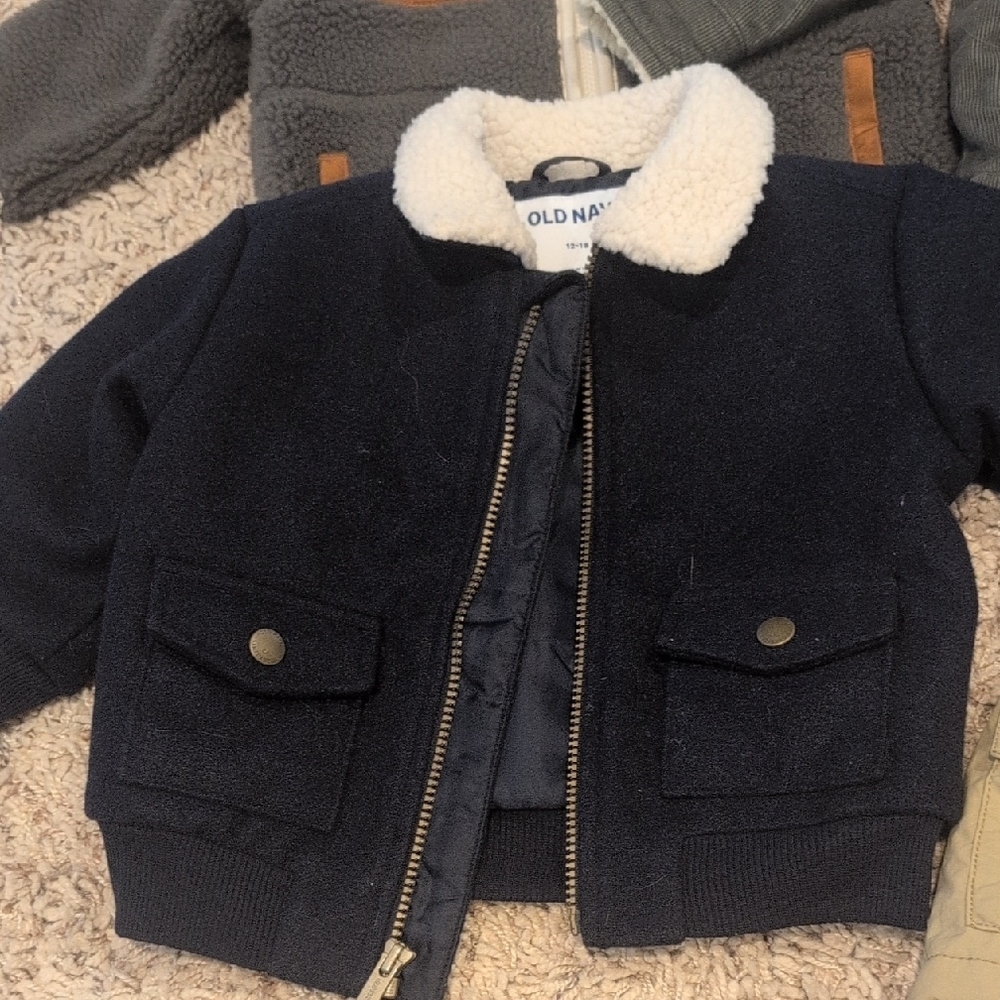 Old Navy Kids' Jacket Set - Black, Gray, Tan, Cream - Picture 3 of 7